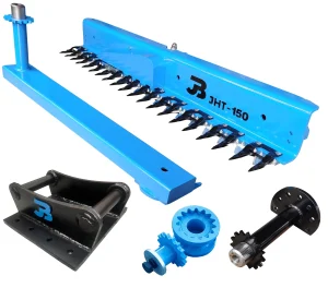 JHT-150 Excavator Hedge Trimmer Package c/w 1m Extension & Headstock - 2 to 10 Tonne Excavator (80cc Motor) for Sale
